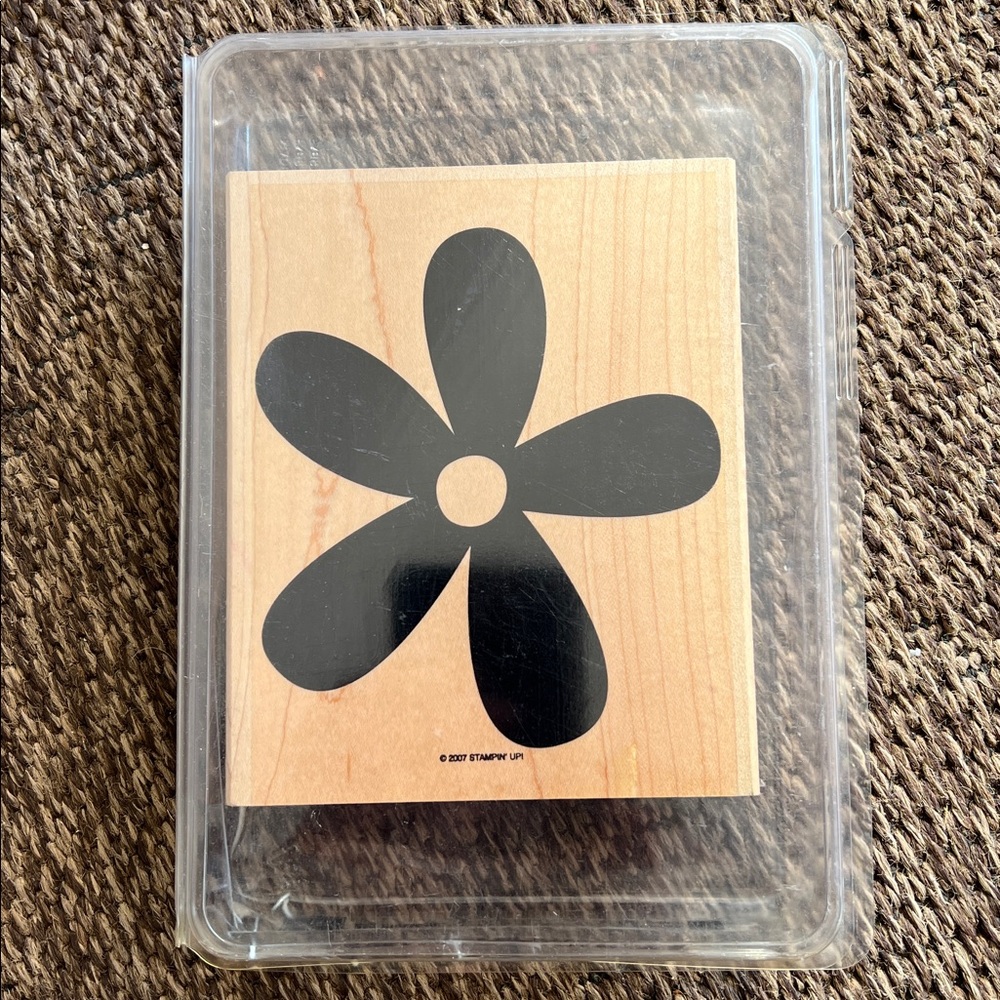 Stampin’ Up! Big Blossom Wooden Single Large Stamp from 2007